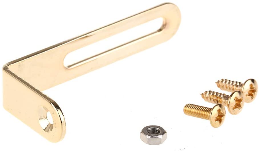 Musiclily Pro Universal Pickguard Mounting Bracket Support Compatible with USA Les Paul or Epiphone Les Paul Electric Guitar,Gold