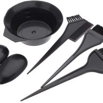 Hair Coloring Dyeing Kit Tint Tool Brush and Bowl Set Double-sided Coloring Comb, Hairdressing Brushes Bowl Combo Salon Hair Color Dye Tint Tool Set Kit, 6Pcs