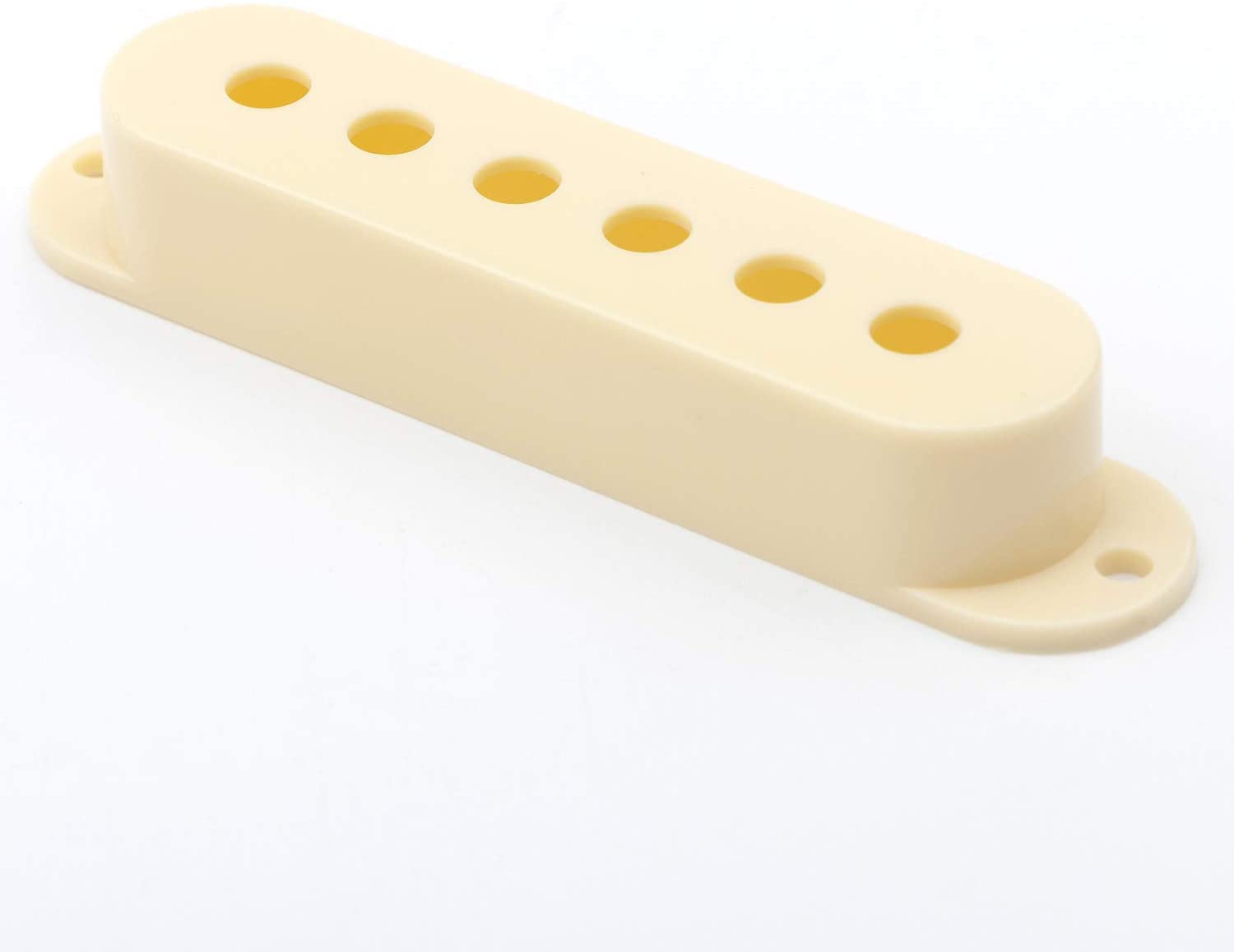 Unxuey Electric Guitar Single Coil Pickup Cover Switch Tip 1 Volume 2 Tone Knobs Set for Fender Stratocaster Strat ST Electric Guitar Replacement Parts Cream - Image 2