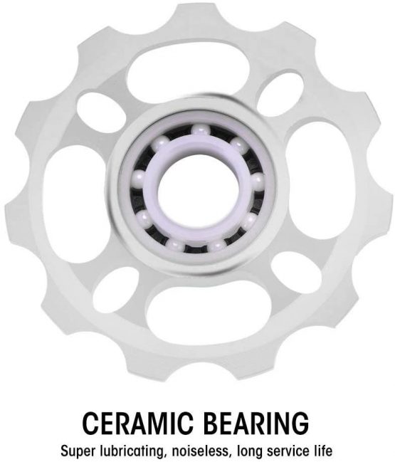 Tbest 11T Jockey Wheels Rear Derailleur Pulley Roller Wheel Road Mountain Bike Bicycle Jockey Pulley Wheel Rear Derailleur Pulley - Image 3