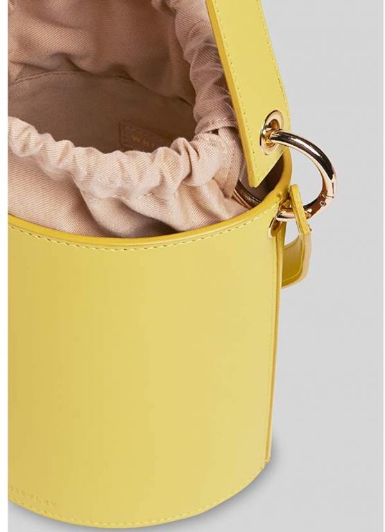 Genuine Whistles Matilda Bucket Bag With Top Handle - Yellow - New - Image 4
