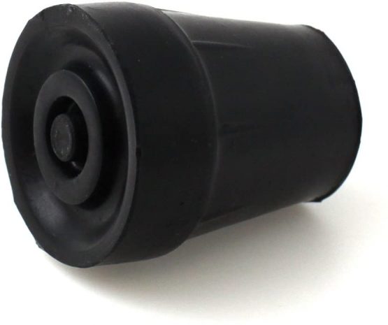 Qty 4X: 19mm 3/4" Black Rubber Ferrules for Walking Sticks and Canes by Lifeswonderful® - Image 2