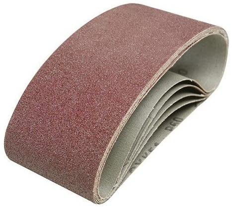 Silverline 760354 Sanding Belts 75 x 457 mm 5pce 40, 60, 2 x 80, 120G, brown, 40, 60, 2 x 80, 120 g - Image 2