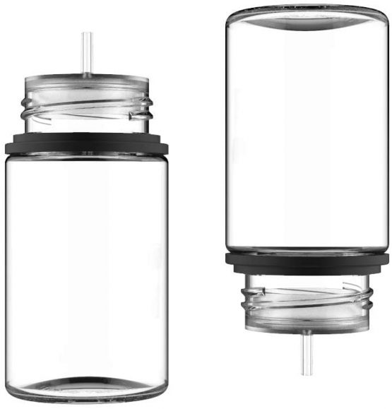 Chubby Gorilla V3 75ml Stubby PET Plastic Unicorn Bottles for Liquids and Oils - Empty Dropper Bottles - 5X 75ml (Amber Bottle, with Black Cap) - Image 4