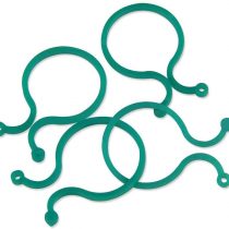 KINGLAKE 100 PCS Plastic Plant Clip Plant Rings Garden Flower Clips For Supports Plant