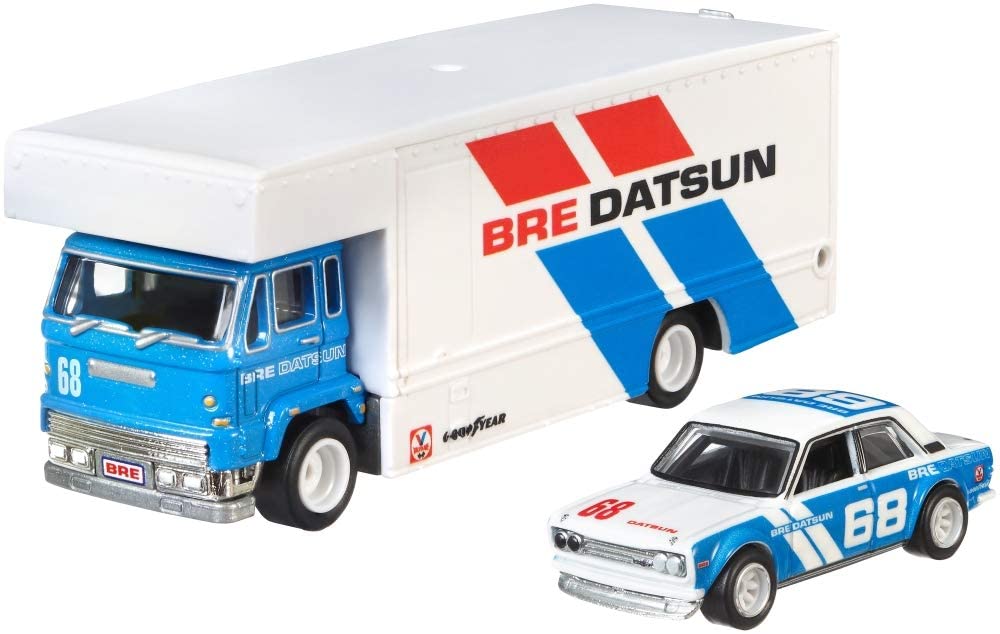 HW Car Culture Team Transport '71 Datsun 510 Fleet Flyer Hotwheels