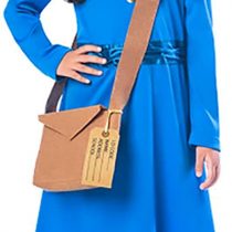 amscan 9000649 Evacuee Girl Costume with Bag and Matching Beret Hat - Age 9-10 Years - 1 PC