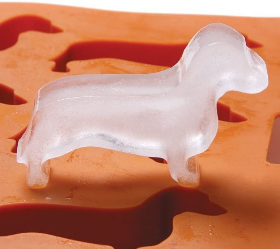 LYWUU Dachshund Dog Shaped Silicone Ice Cube Molds and Tray - Image 2