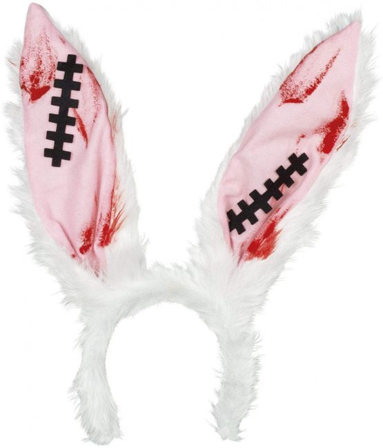 Boland 10131990 BOL72222 Bloody Bunny 72222 Headband White