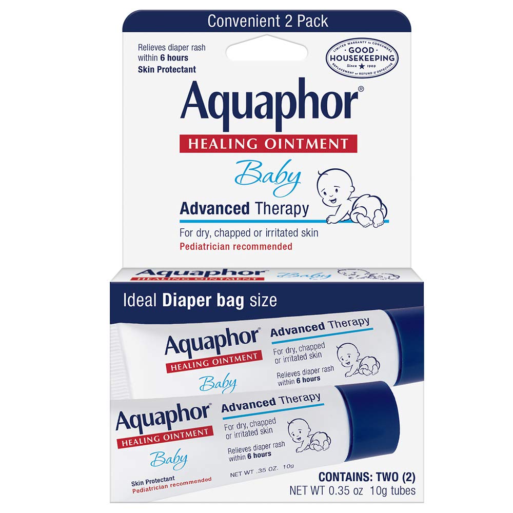 Aquaphor Baby Healing Ointment Advanced Therapy 2 tubes 0.35 oz each