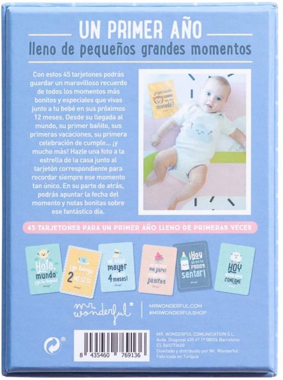 Mr. Wonderful Baby Cards - Photos and Moments of My First Year - Image 4