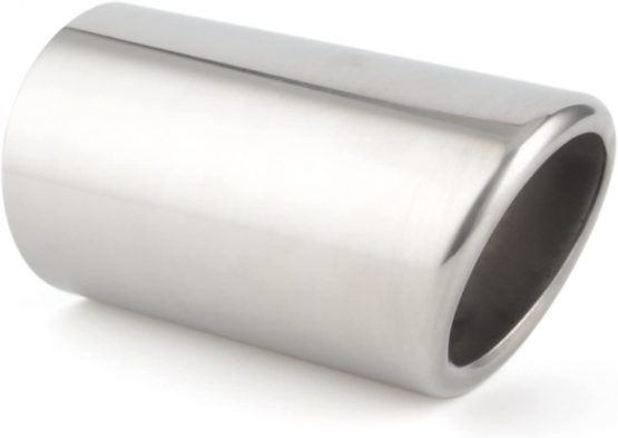 TAKPART 2 Pcs Stainless Steel Exhaust Tailpipe Muffler Tip Trim End Pipe - Image 2
