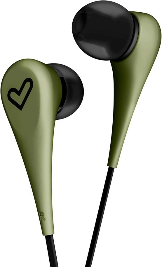 Energy Sistem Style 1 In-Ear Headphones - Comfortable and Lightweight - Rubber Finish - 120cm Flat Cable - Green - Image 4