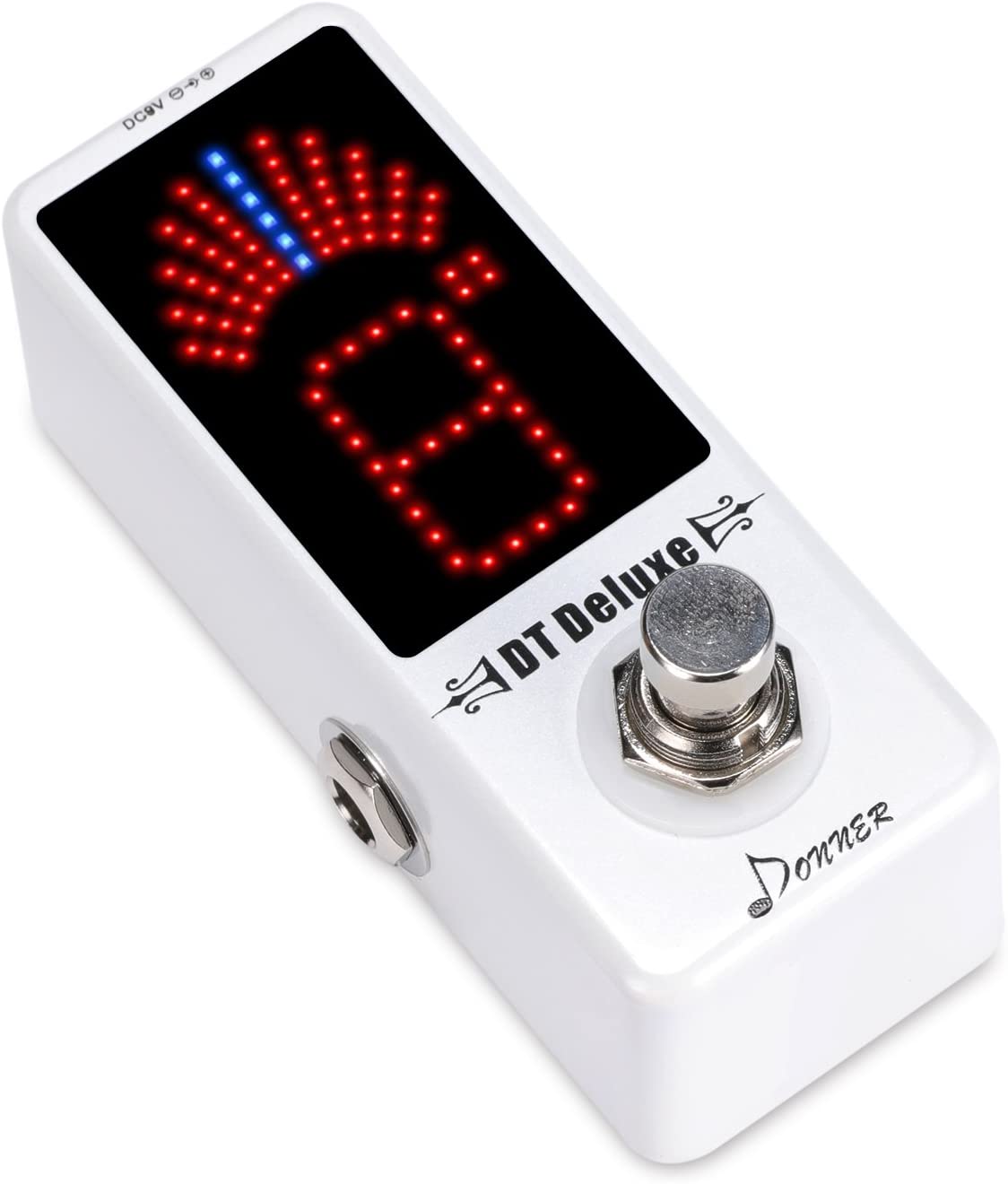 Donner DT Deluxe Guitar Tuner Pedal ±1 Cent True Bypass - BigaMart