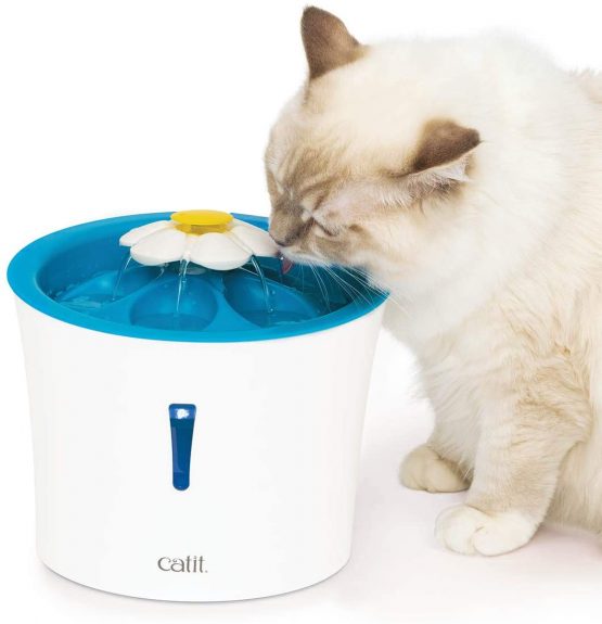 Catit Flower Drinking Fountain with LED Nightlight and Petal Top - Image 2