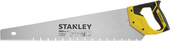 Stanley 2-20-037" Jetcut Plaster Handsaw, Multi-Colour, 550 mm