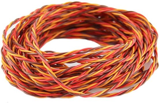 OliYin 32 feet 22AWG 60cores Twisted Servo Lead Servo Extended Cable Twisted Wire for Servo Extension
