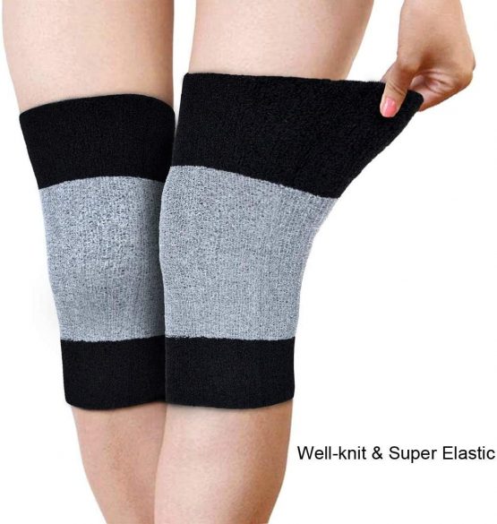 KING OF FLASH Knee Leg Warmers Thermal Sleeves Pads Tendonitis Dance Protection Muscle Joint Care Breathable Soft Kneelet One Size Unisex Elastic Stretch Guard (1 Pair) - Image 2