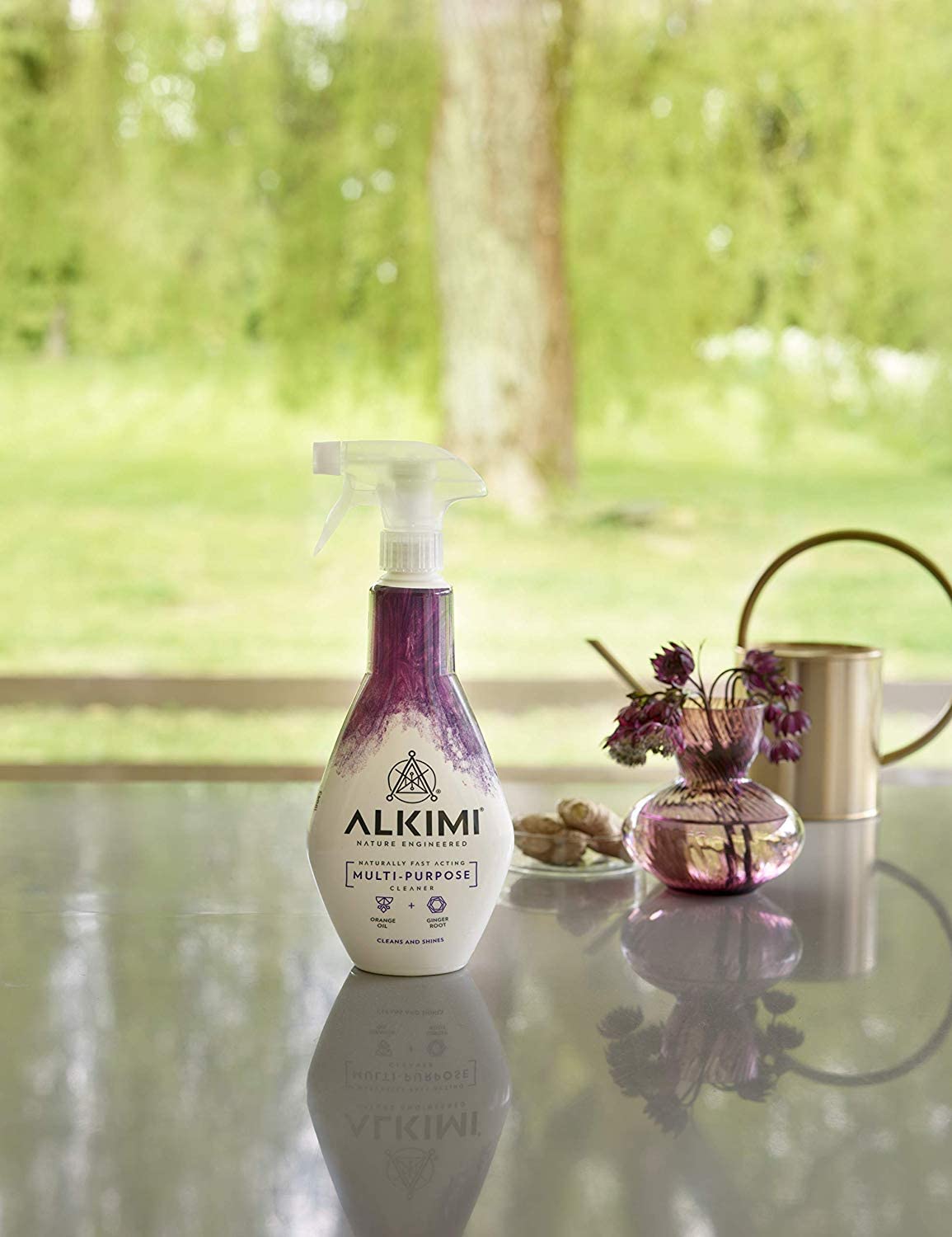 ALKIMI Multi-Surface Cleaning Spray - Powerful Cleaning, No Harsh Chemicals, with Natural Orange Oil and Ginger Root - Image 3