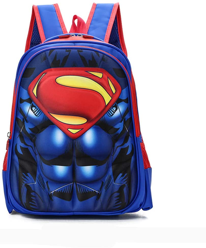 School Bag,Kid Backpack Superhero Children Backpack Adjustable Kindergarten Book Bags Primary School Boy Girls Book Backpack