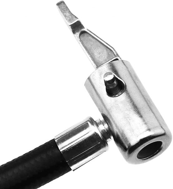 ENET 9.3"/23.5cm Motorcycle Car Braided Flexible Clip On Air Tyre Tire Chuck Inflator Pump Hose Adapter Pipe Air Tool - Image 2