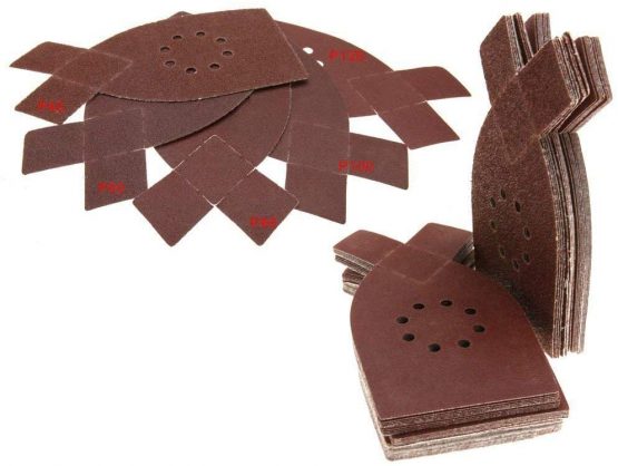 50pcs Sander Sanding Sheets Grit Sandpaper Sanding Pads for Black & Decker KA220G KA230 - Image 2