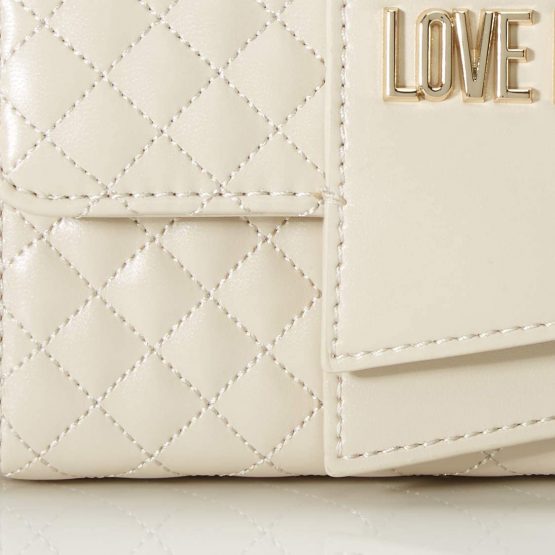 Love Moschino Women's Borsa Quilted Nappa Pu Day Clutch Bag, 13x23x6 Centimeters (W x H x L) - Image 3