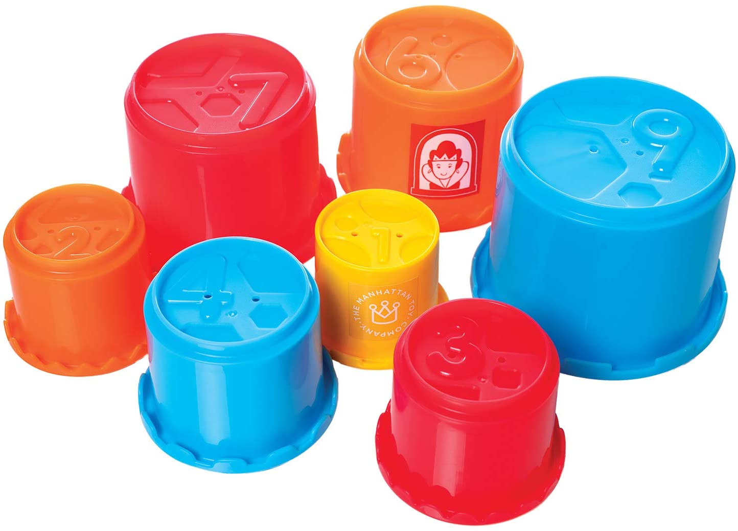 Manhattan Toy Stack + Smash Preschool Stacking Activity Toy, Multicolor, Medium - Image 2