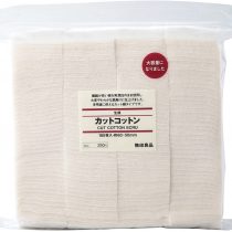 MUJI Makeup Facial Soft Cut Cotton Unbleached 60x50 mm 140pcs
