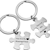 BESPMOSP Gifts for Couples Husband Wife Keychains Jewellery Best Friends Gifts Christmas Presents for Men Women (2PC My Person)