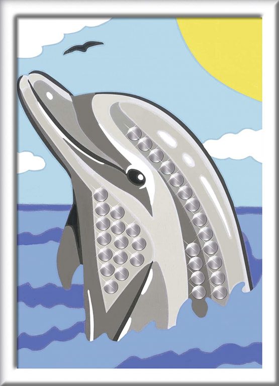 Ravensburger Paint by Numbers 28472 Dolphin for Children from 7 Years - Image 2