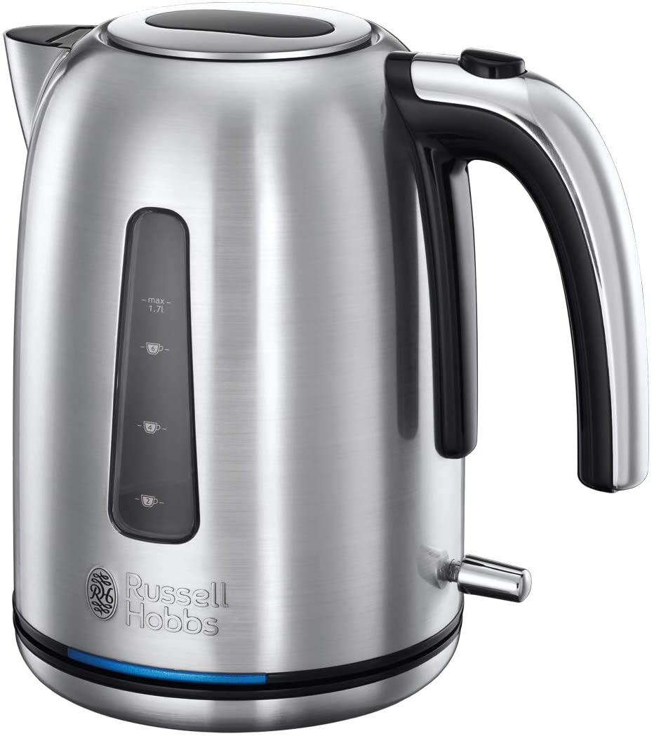 Russell Hobbs 23940 Velocity Fast Boil Electric Kettle, Stainless Steel
