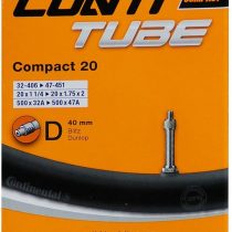 Continental Men's Compact 20 Inner Tube, Other, 32/47-406/451