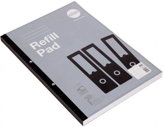 Varsity A4 8mm 400 Page Ruled/Margin Refill Pad, V4DCFM-0