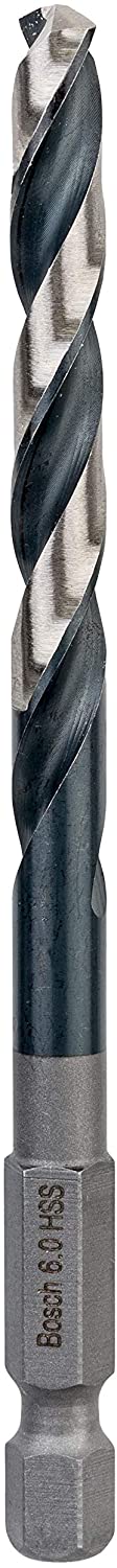 Bosch Professional 1 x Impact Control HSS twist drill bit (for metal 6 x 57 x 98 mm, hammer drill accessories) - Image 2