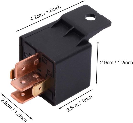Ehdis 5 Pack Car relay 24V 80 AMP 5 Pin, JD2912-1Z-24VDC 80A 28VDC SPDT Truck Boat Van Vehicle Automotive Relay 24V Switch - Image 4