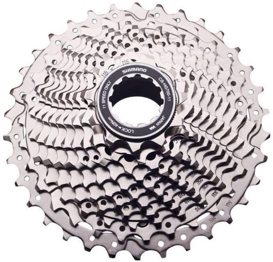 SHIMANO 105 CS-HG700 11-speed cassette, 11-34T One Size,Silver,ICSHG70011134