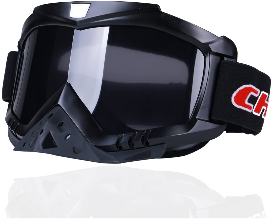 CHCYCLE Motorcycle Motocross Goggles Outdoor Sports Dirt Bike ATV MX Off-Road Goggles(Black) - Image 4