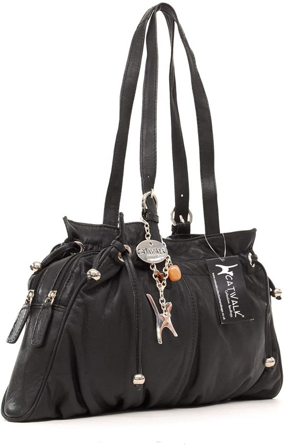 Catwalk Collection Handbags - Women's Leather Shoulder Bag - ALICE - Image 3