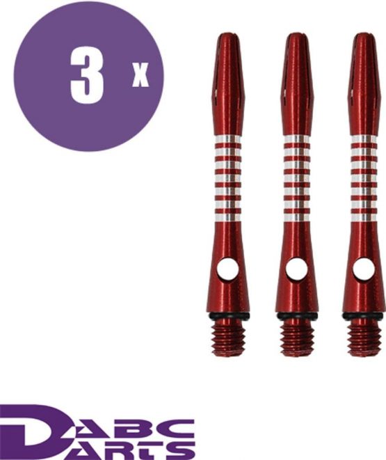 ABC Darts Unisex - Adult Shaft Dart Shafts AR5 Jailbird, Red, Short - Image 2
