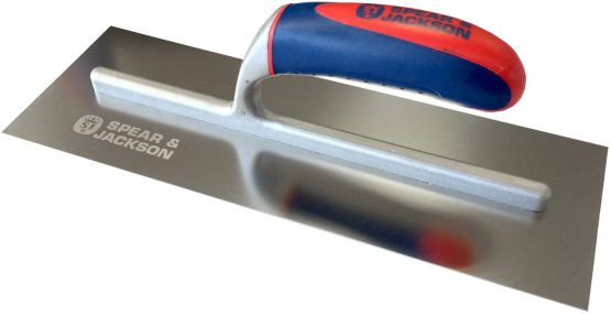Spear & Jackson 10613SF/14 13 inch Stainless Steel Plastering Trowel, Blue