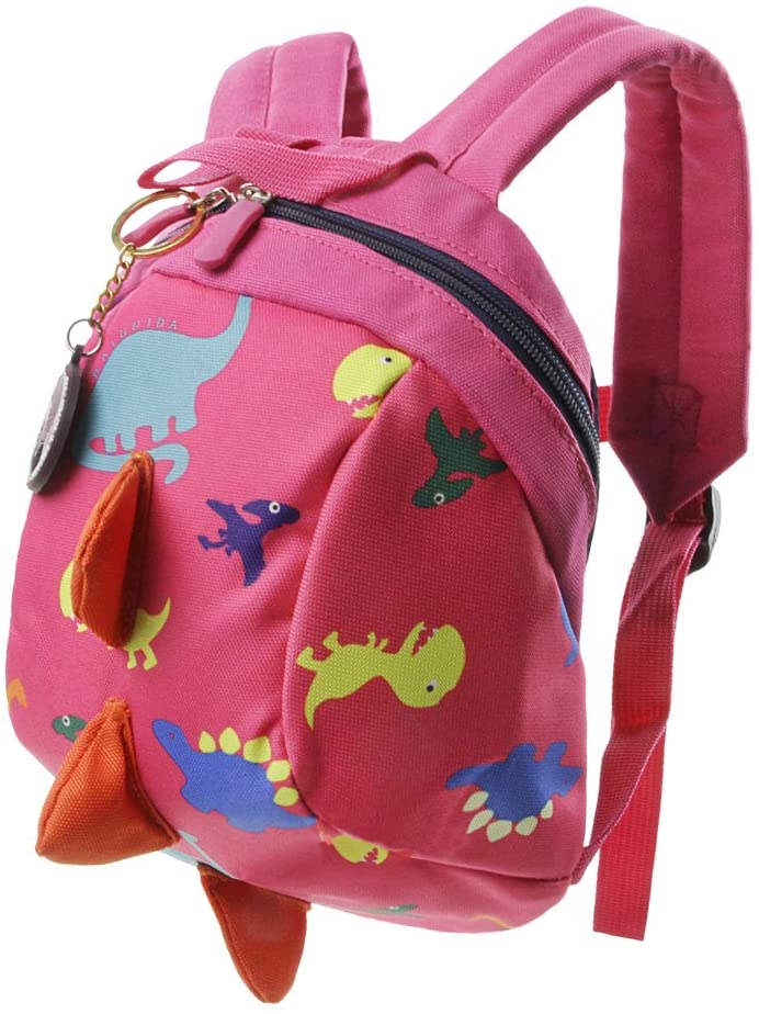 Moonlove Kids Toddlers Cute Dinosaur Walking Safety Harness Backpack Baby Walker's Bag With Safety Reins Belts Travel Bag Cartoon Nursery School Backpack for Boys Girls - Image 2