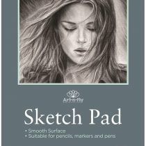 100 Sheets A4 Smooth Texture Sketchpad for Drawing Pencils Pens Markers Sketch Pad Top Spiral Bound Sketchbook