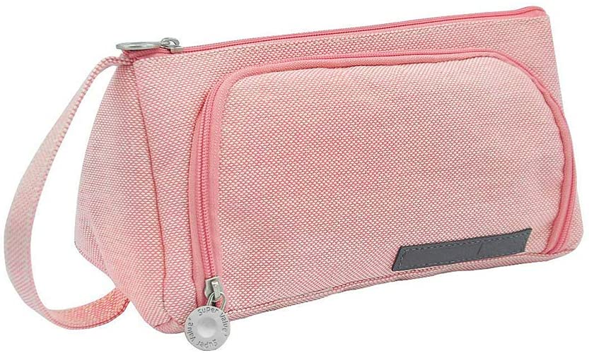 PLECUPE Pencil Case, Large Capacity Pencil Bag with Compartments