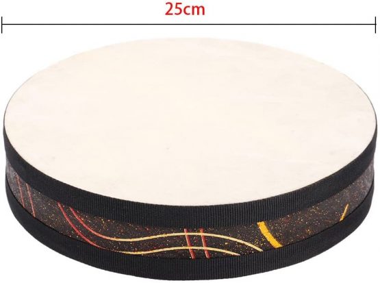 Andoer® Ocean Wave Bead Drum Gentle Sea Sound Musical Instrument Tambourine - Image 4