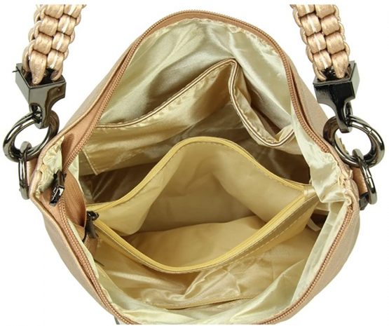 Redfox Womens Braided Handle Strap 3D Effect Floral Hobo Tote Bag/Shoulder Handbag - Image 2