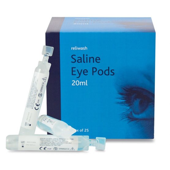 Reliwash Saline Eye Wash Pods 25 x 20ml