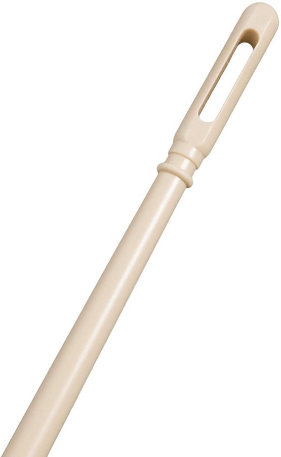 CASCHA recorder cleaning rod made of sturdy plastic - with eyelet for cleaning cloth - ideal for daily cleaning - sturdy flute cleaning rod for soprano recorders - recorder cleaner 28 cm - Image 2