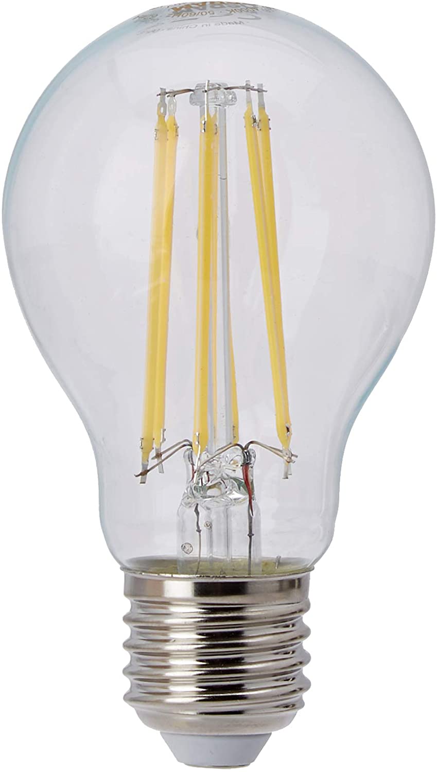 Standard Clear Filament LED Light Bulb 8W75 E27 Cold, Transparent