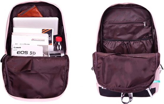 Asge Girls Backpack School Bags for Girls Nylon Waterproof College Rucksack Fashion Casual Daypack Women Bookbag Boys Schoolbag Teenagers Durable Unisex Student Backpacks - Image 4
